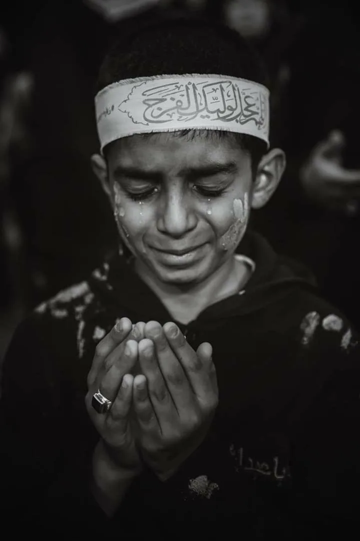 في البكاء السكون